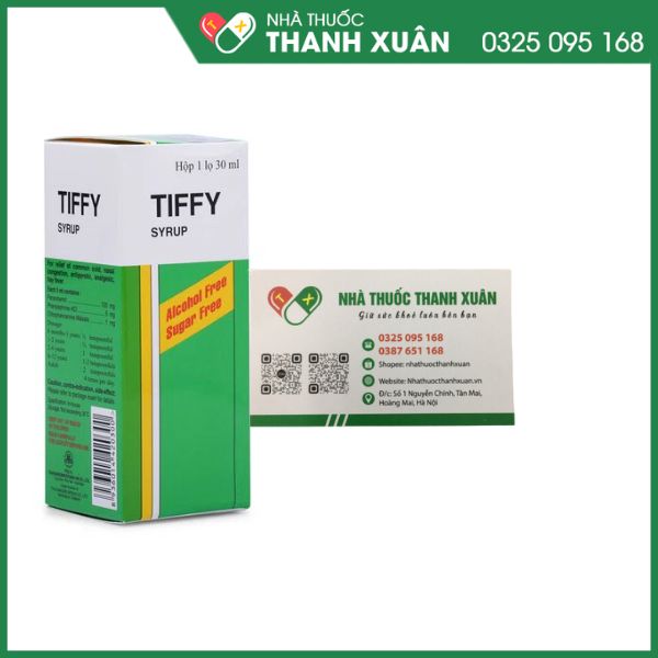 Tiffy syrup giảm triệu chứng cảm